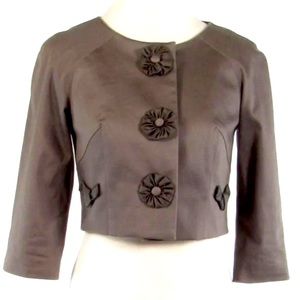 ( Anthropologie ) BARASCHI Snap Front Cropped Jacket